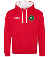 Hoodie (Red w/ Arctic White) - Unisex